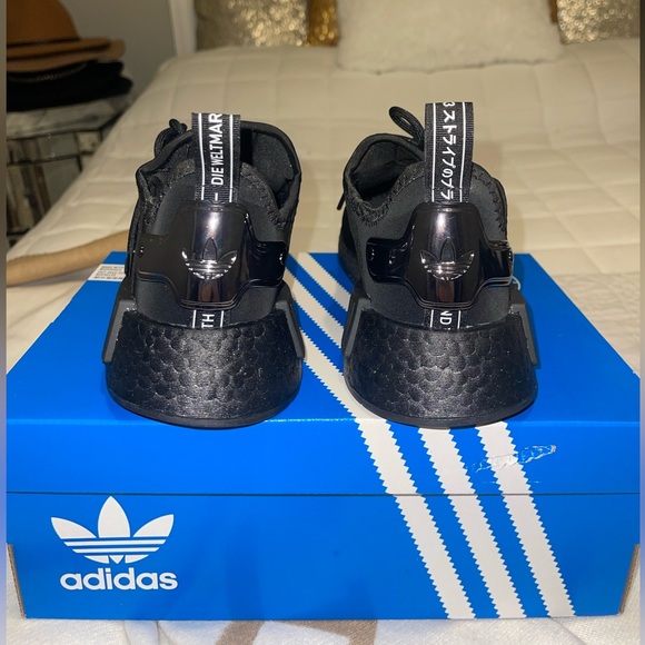 Women’s Adidas nmd_r1 Black Velvet - Picture 5 of 8